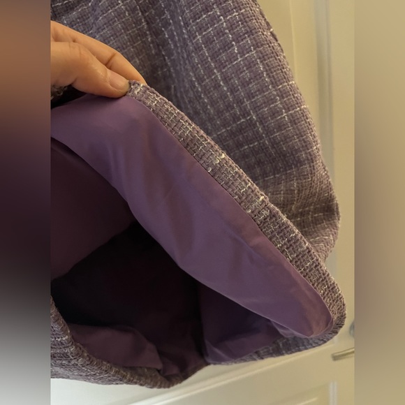 AQUA x Maeve Reilly Tweed Bustier Dress - Picture 6 of 8